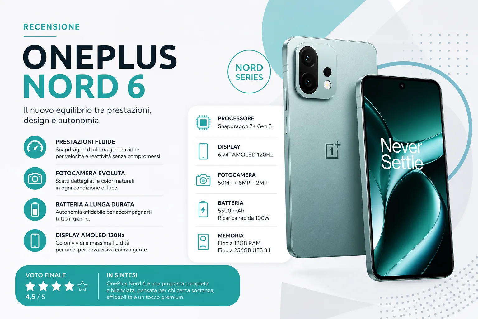 OnePlus Nord 6 corpo