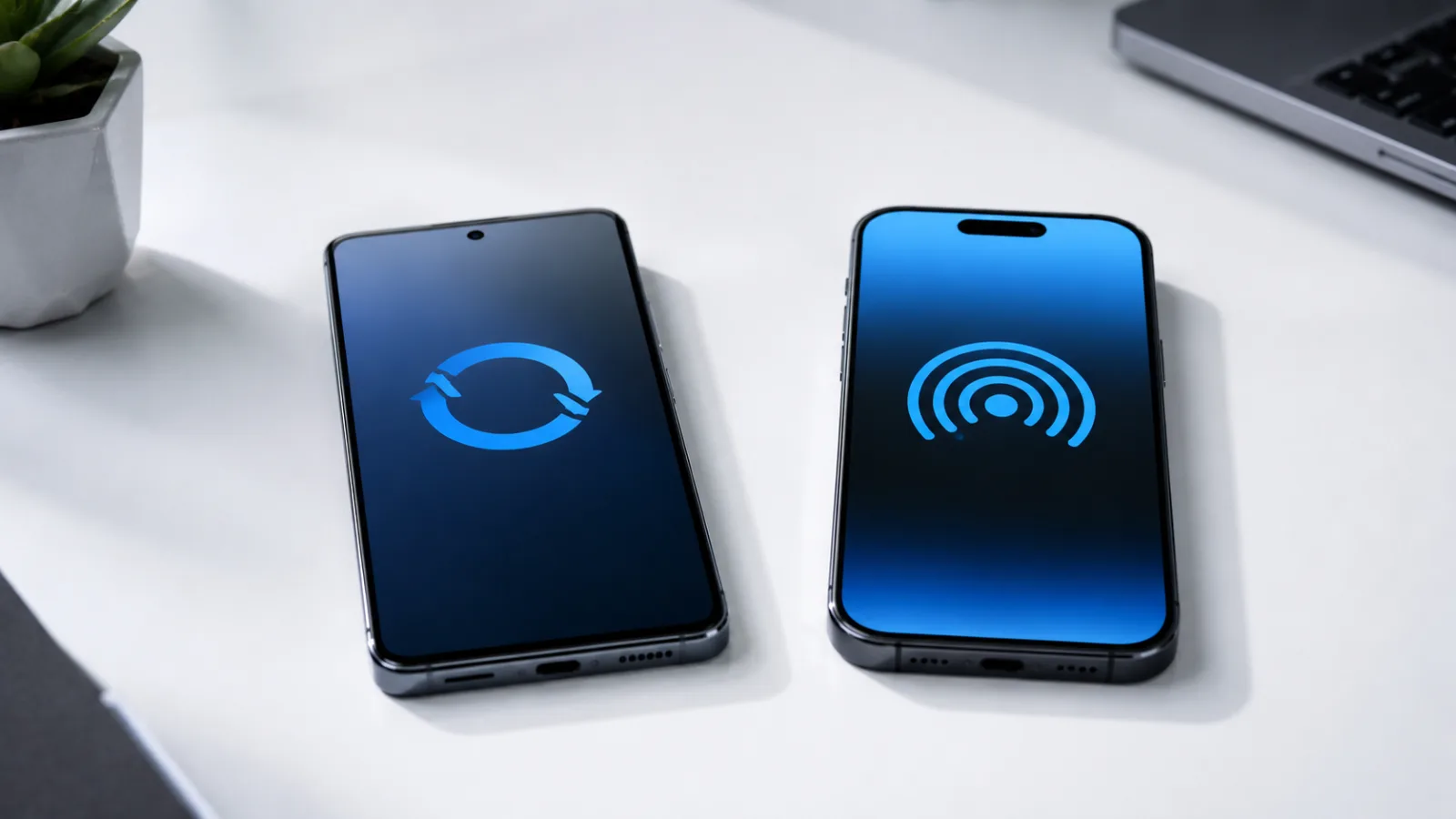 Quick Share Android iPhone corpo