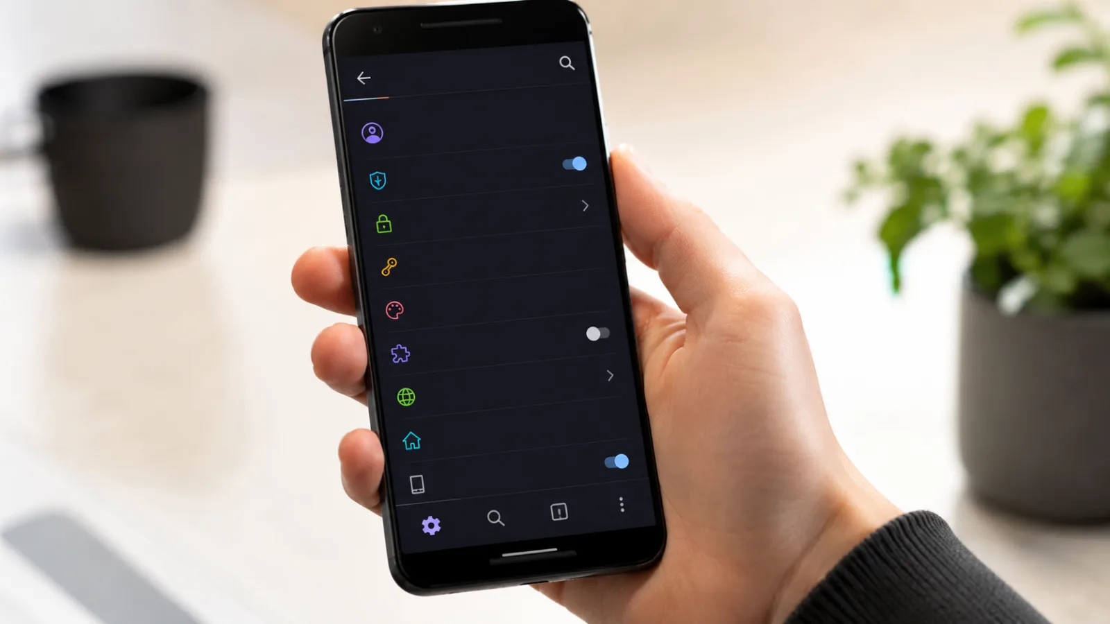 Firefox Android impostazioni Corpo