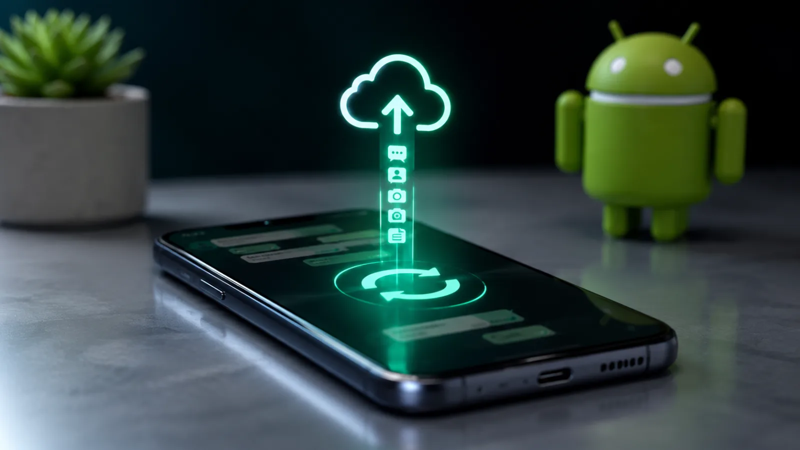 WhatsApp backup Android Corpo