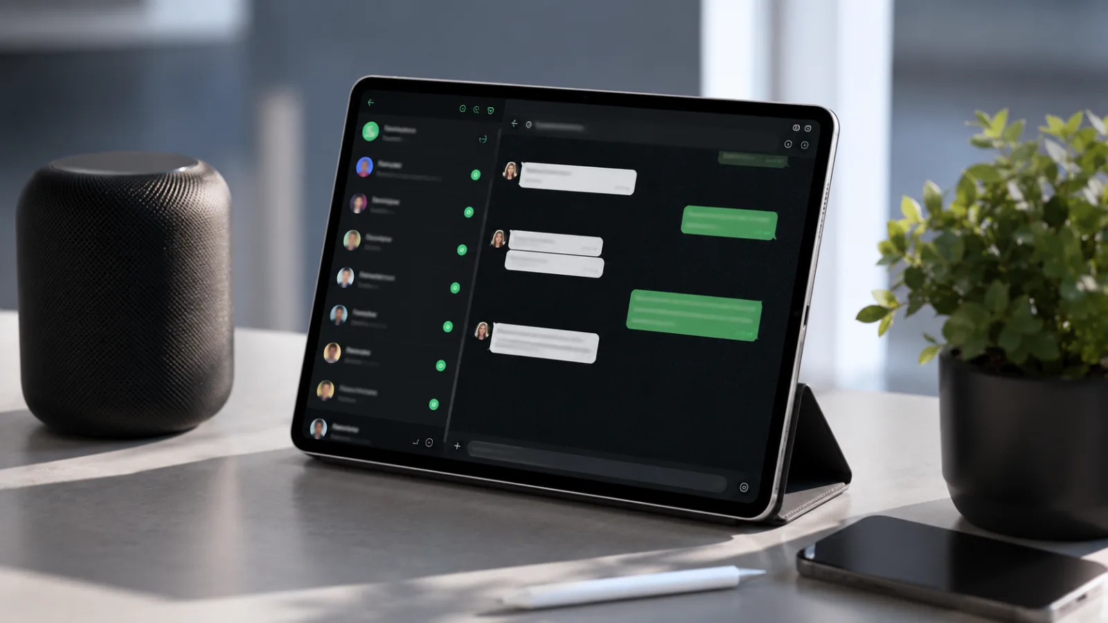 WhatsApp iPad dispositivo principale corpo