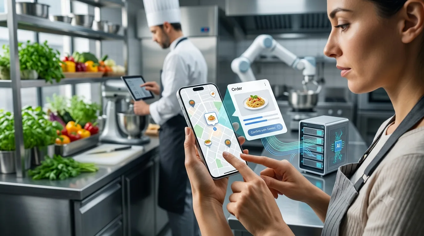 Google Maps si prepara a ordinare cibo con l'intelligenza artificiale