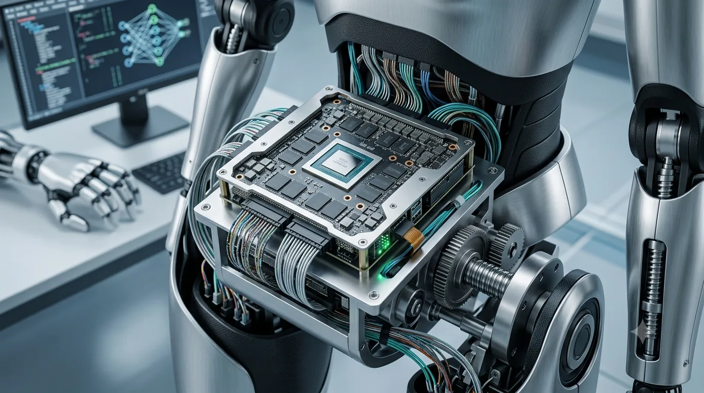 robot umanoide AI corpo