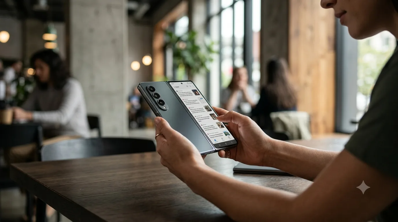 Google spinge per adattare Android ai futuri smartphone pieghevoli "Wide Fold"