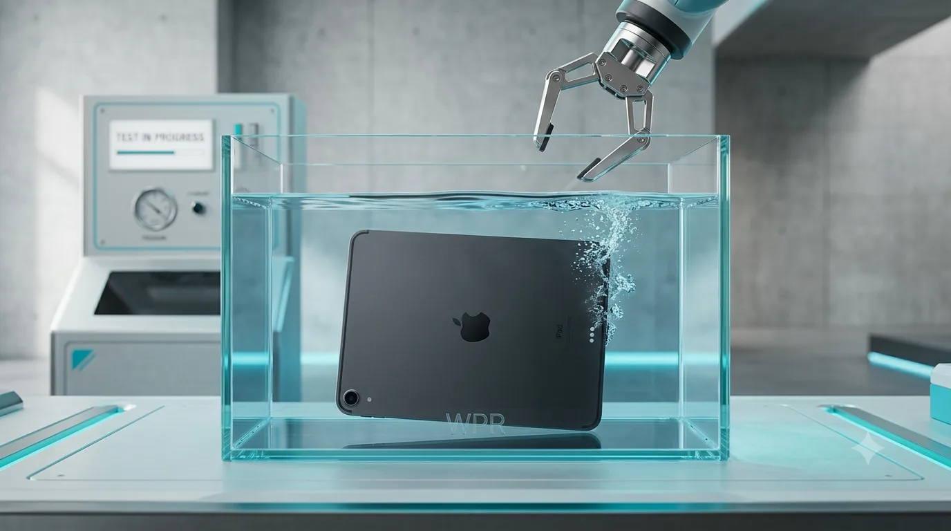 iPad resistente acqua