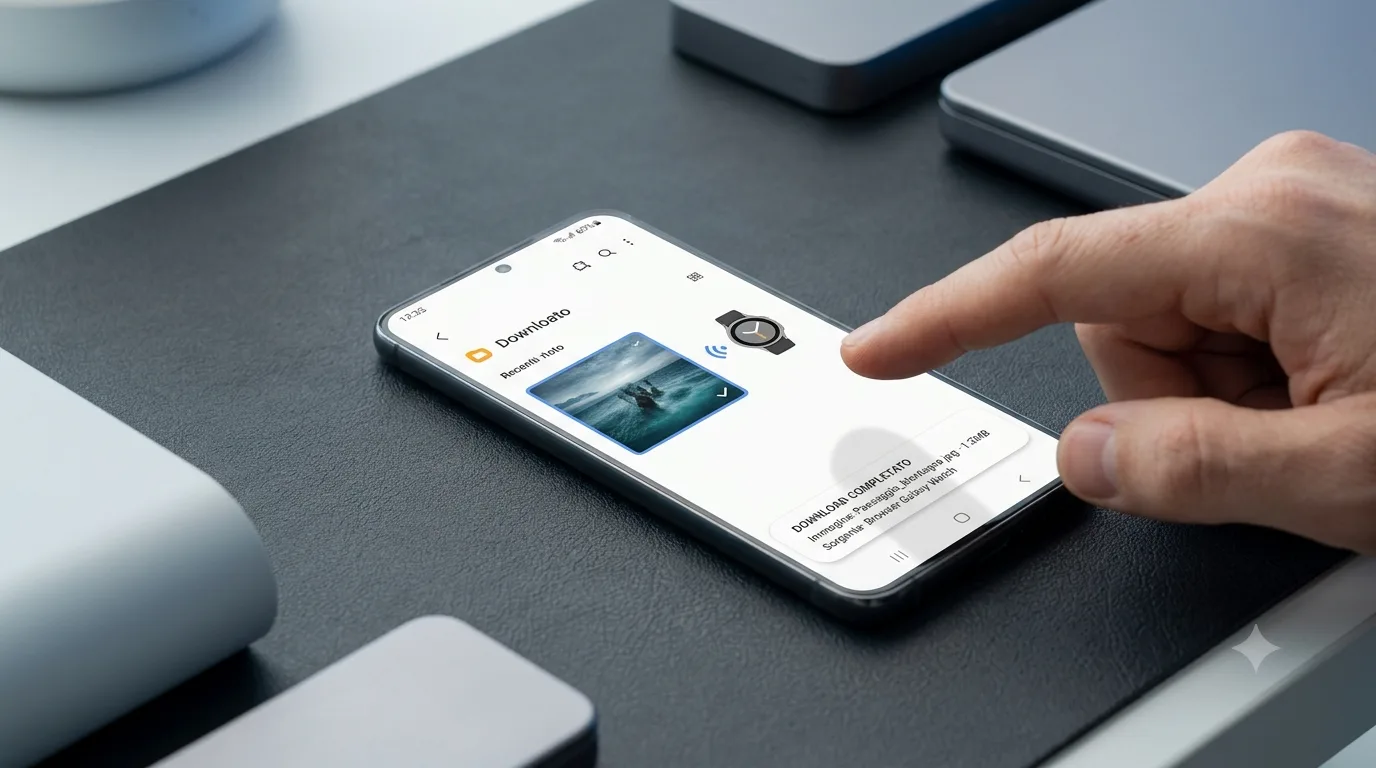 Galaxy Watch browser immagini corpo