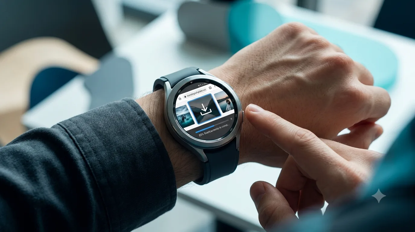 Galaxy Watch browser immagini