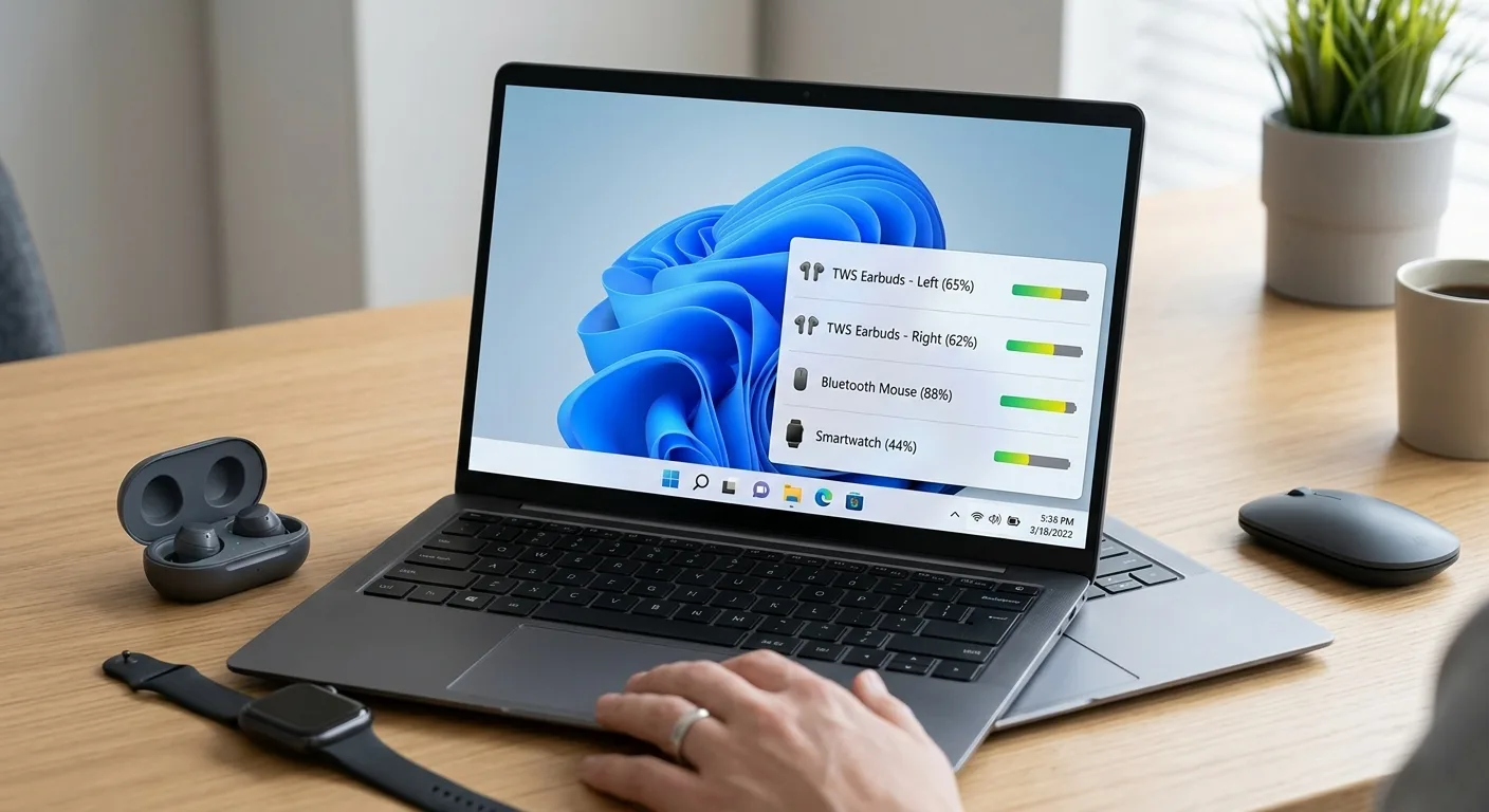 widget batteria Windows 11 corpo