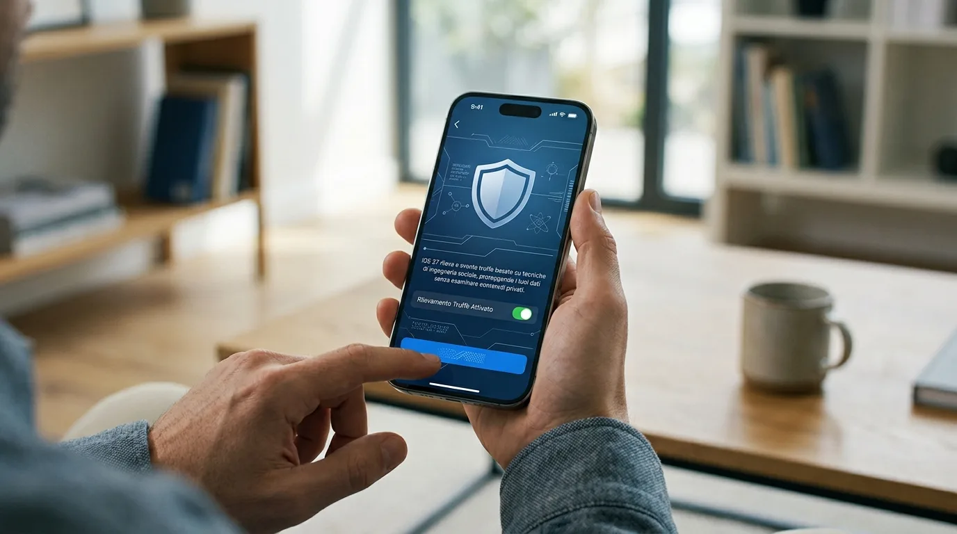 iPhone: la nuova funzione di iOS 27 per sventare le truffe di ingegneria sociale