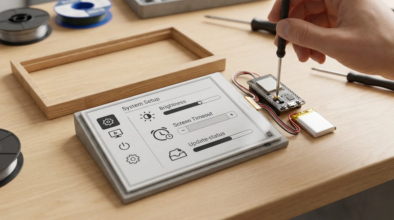 display Home Assistant ESP32 corpo