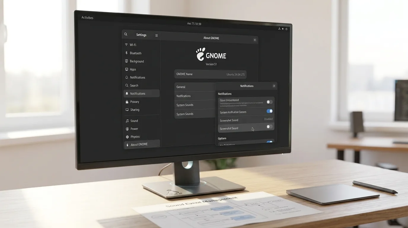 suono screenshot GNOME corpo