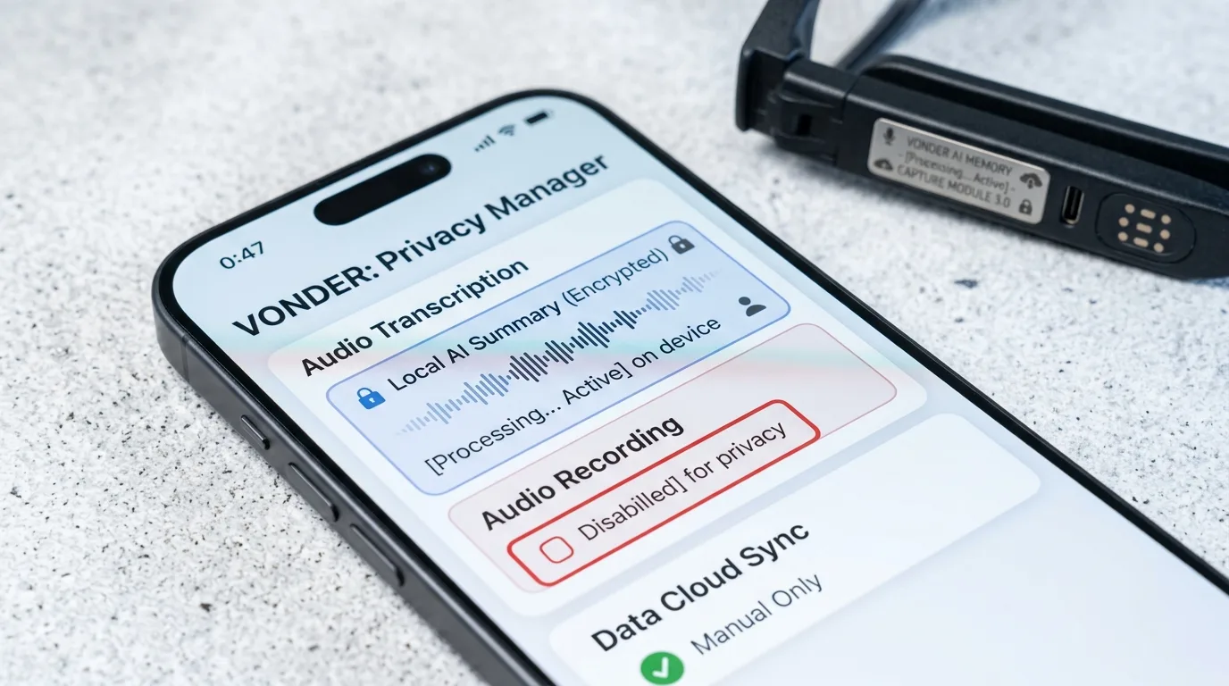 occhiali smart memoria AI corpo