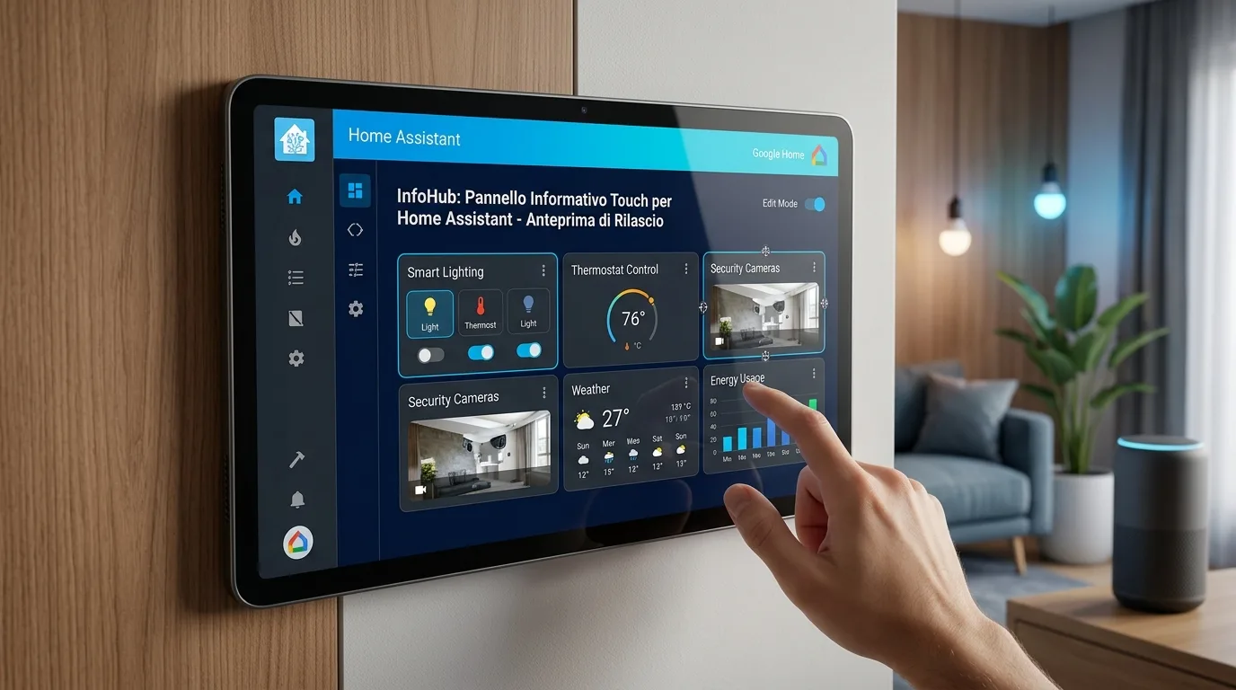 InfoHub: La nuova integrazione per Home Assistant che rivoluziona i pannelli informativi touch