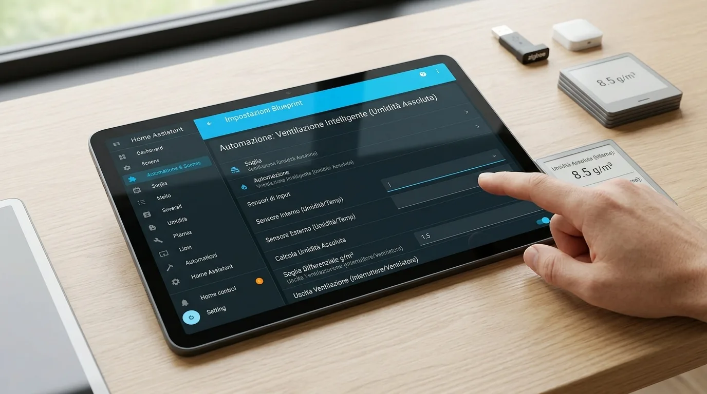 Home Assistant blueprint umidità corpo