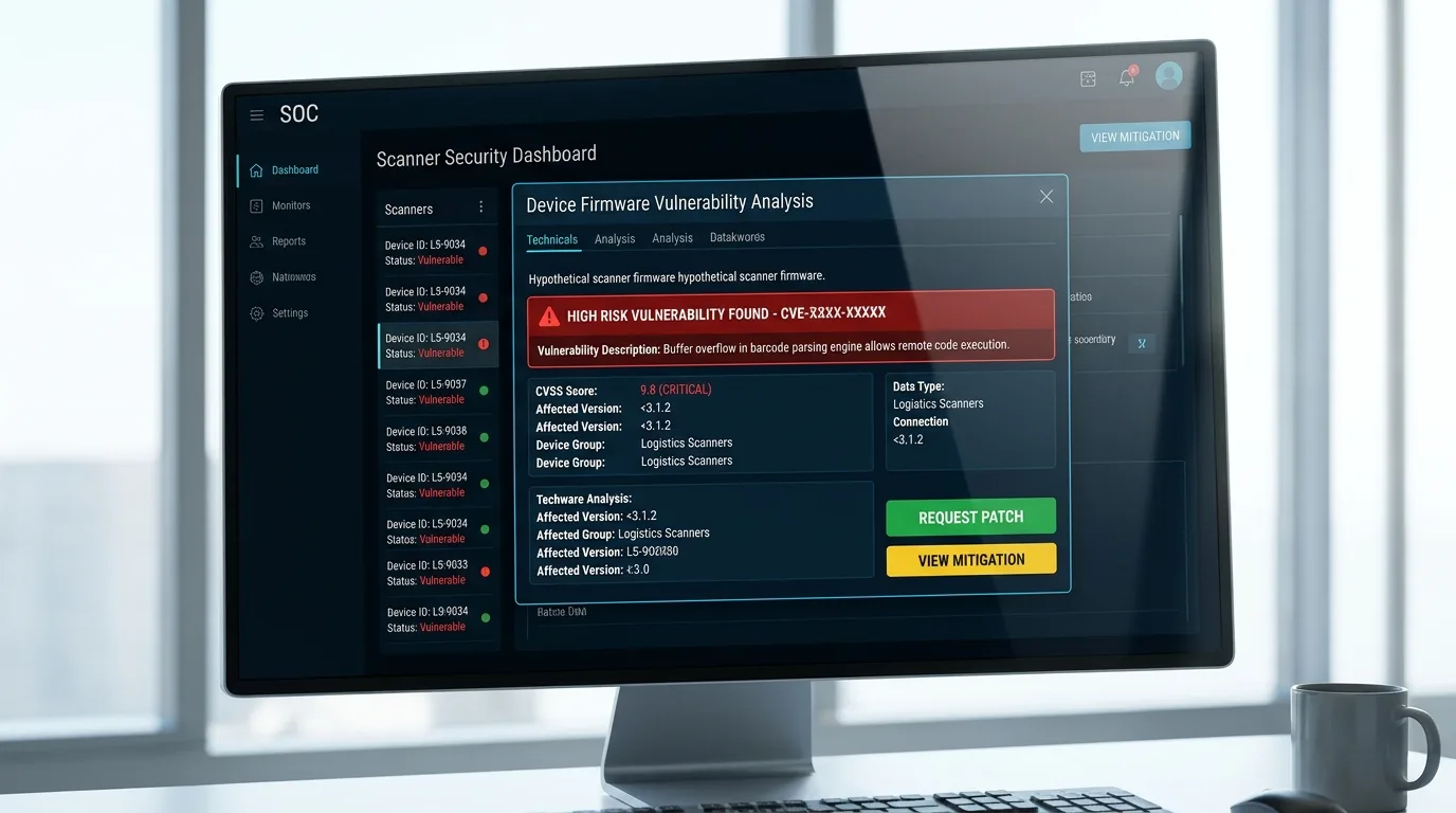 scanner codici a barre vulnerabili corpo