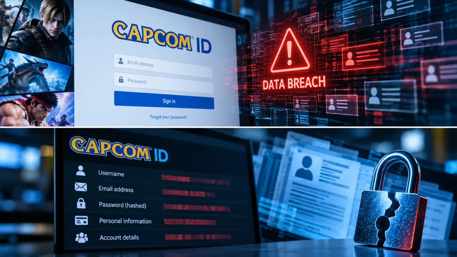 Capcom ID data breach corpo