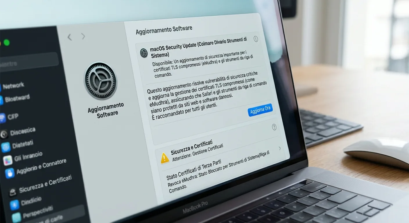 Apple certificati web compromessi corpo