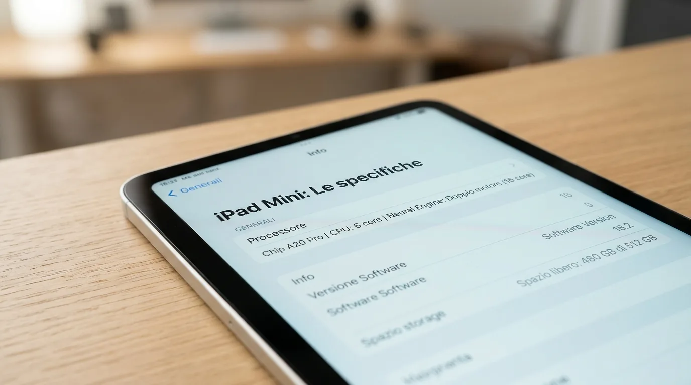 iPad mini OLED corpo