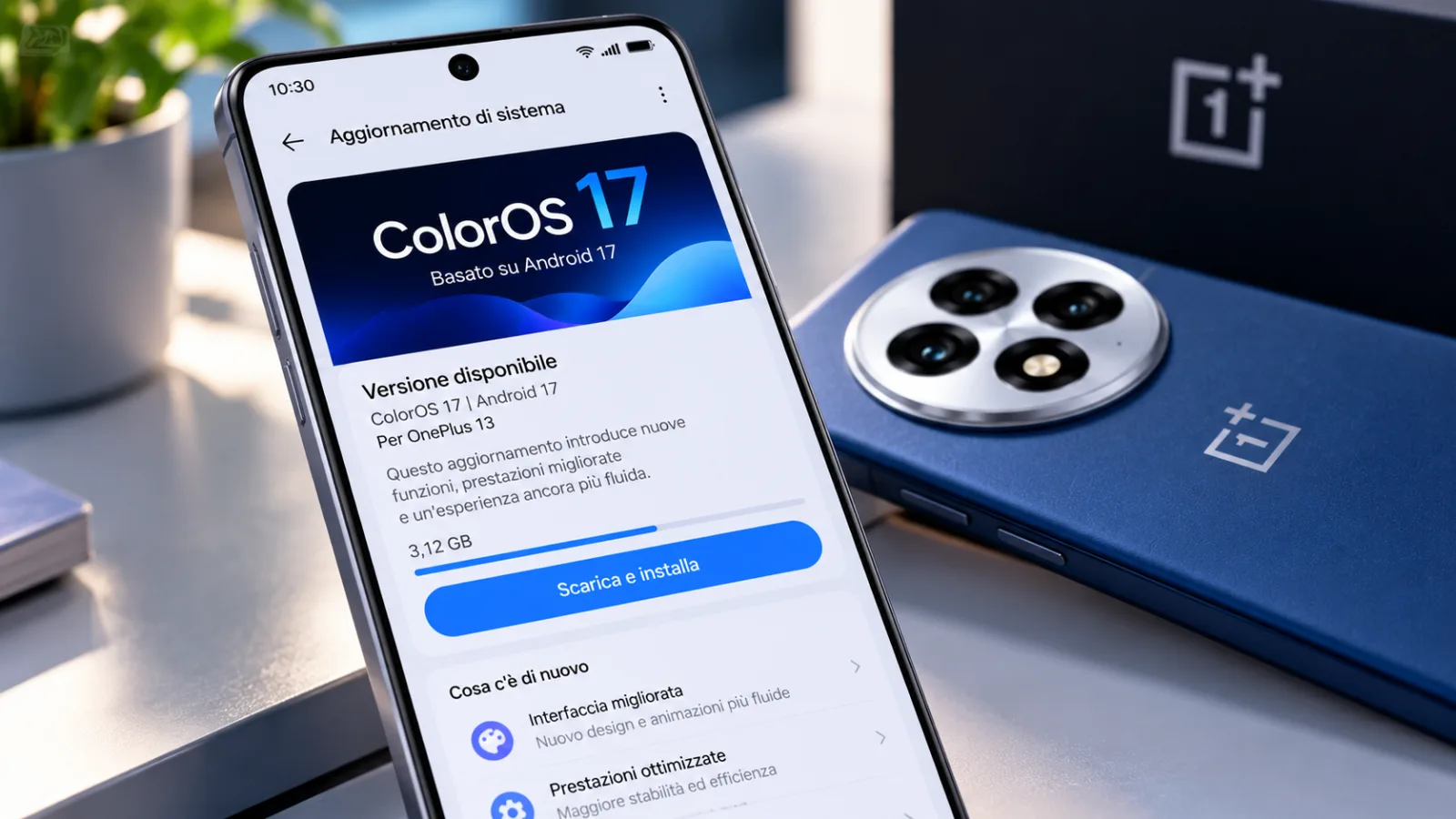 OnePlus 13 ColorOS 17 corpo