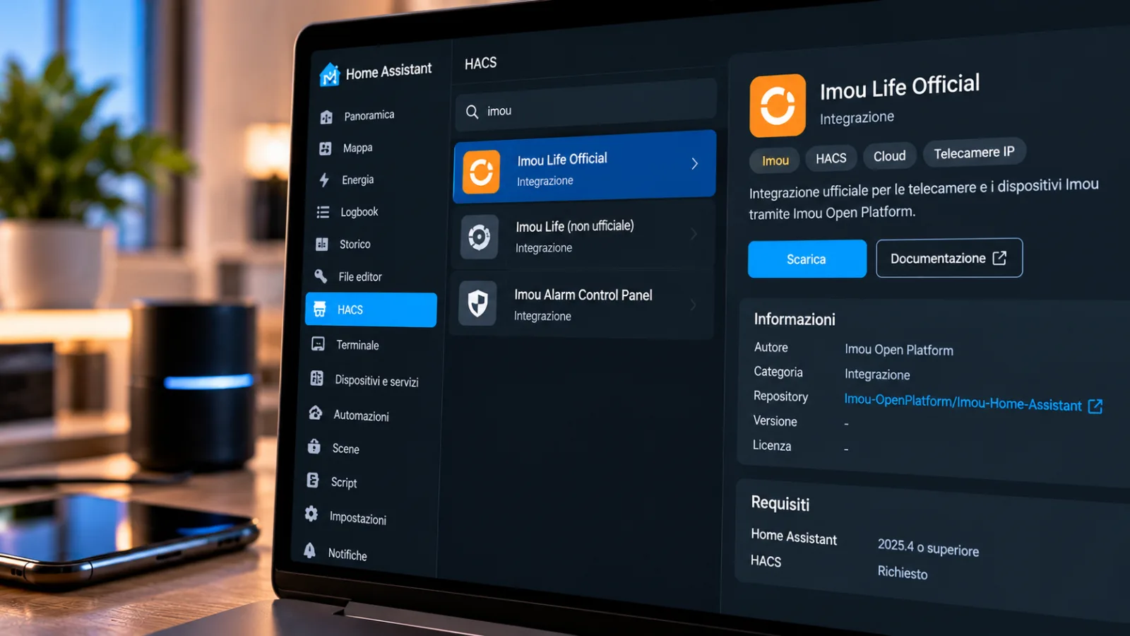Imou Home Assistant corpo