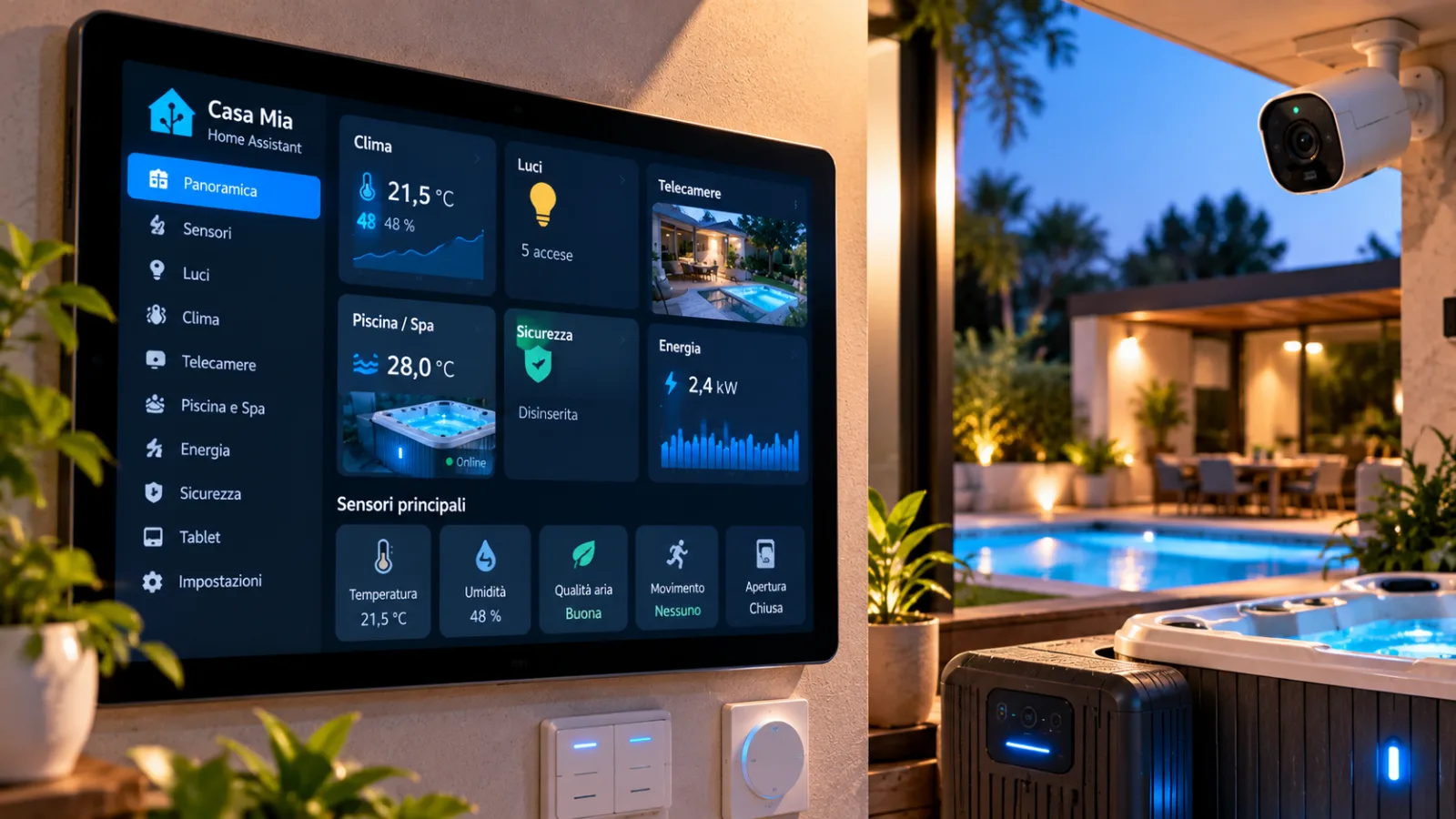Casa Mia Home Assistant corpo