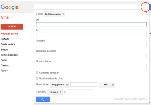 Operatori di ricerca in Gmail - Cosa sono e come utilizzarli