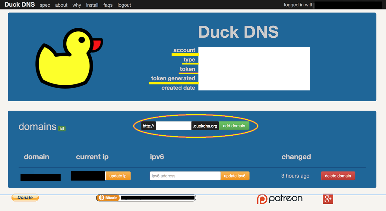DuckDns – Home Assistant : Parte 4