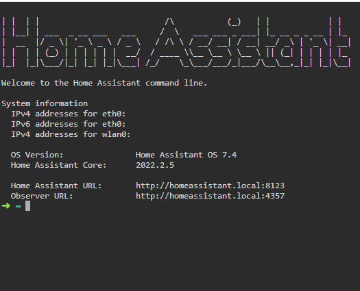 SSH & Web Terminal - Home Assistant