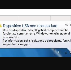 Riparare chiavetta USB non riconosciuta