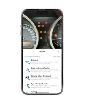 Ricerca visiva per automobilisti