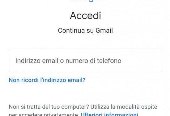 Account Google inattivi