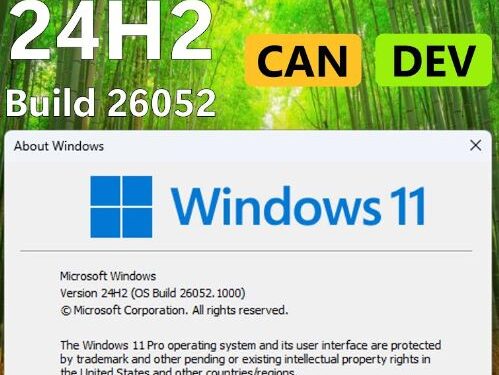 Windows 11 Build 26052