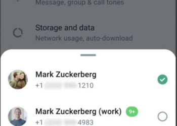 Due account WhatsApp